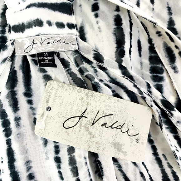 J Valdi Beachwear Racer Back Swim Cover Up Size M - Picture 7 of 9